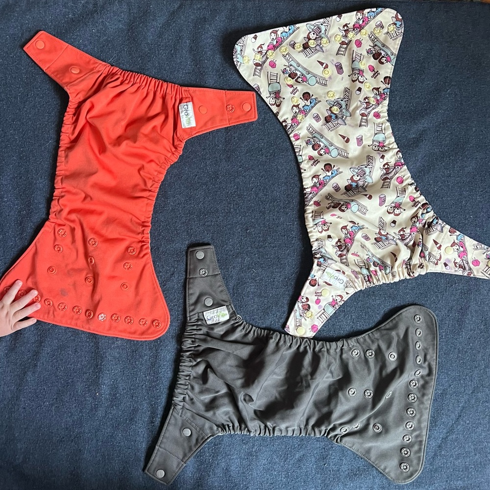 (5) GroVia Hybrid Shells *In Need Of Elastic Repair*